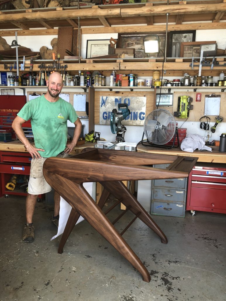 Ryan Trembley Wood Art Sarasota Nautilus Homes Drafting Table